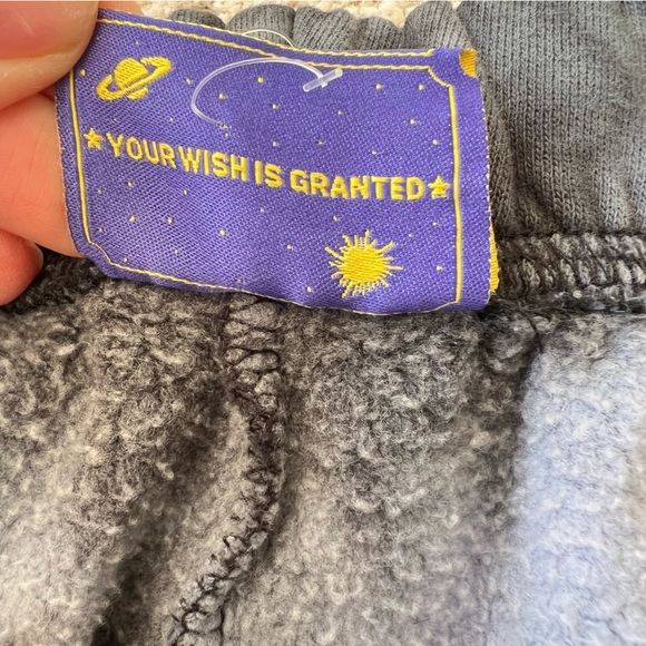 CONEY ISLAND PICNIC Nature Grey Black Graphic Tie Dye Sweatpants S - Picture 9 of 14